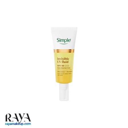 کرم ضد آفتاب ضد لک سیمپل اینویزیبل یووی فلوئید SPF50 