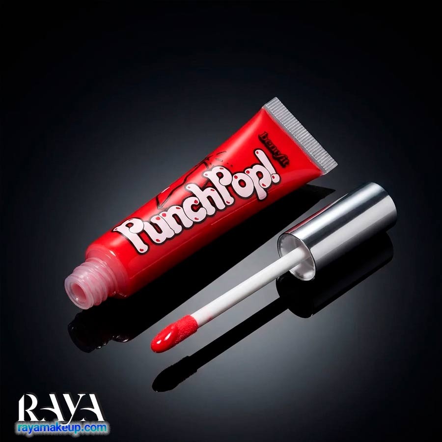 رژلب مایع لیپگلاس براق کننده پانچ پاپ بنفیت Benefit Cosmetics Cake Pops! Pink & Pretty “the sweetest lips” liquid lip colour