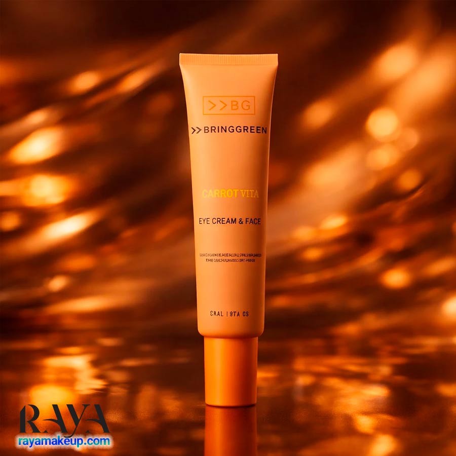 کرم ویتامینه دور چشم و صورت هویج برینگ گرین کاروت حجم 30 میل Bring Green Carrot Vita Eye Cream & Face