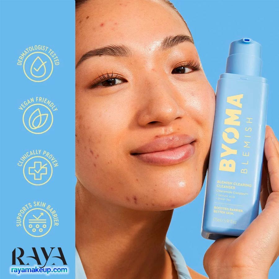 شوینده صورت ضد لک و جوش بایوما Byoma Blemish Clearing Cleanser