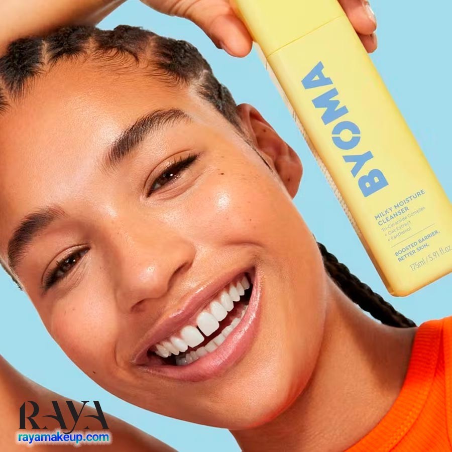 شوینده صورت شیری مرطوب کننده بایوما Byoma Milky Moisture Cleanser