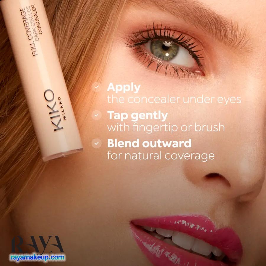 کانسیلر مایع فول کاور کیکو میلانو Kiko Milano Full Coverage Dark Circles Concealer