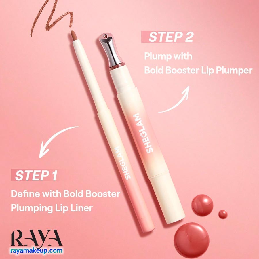 خط لب حجم دهنده شیگلم Sheglam Bold Booster Plumping Lip Liner