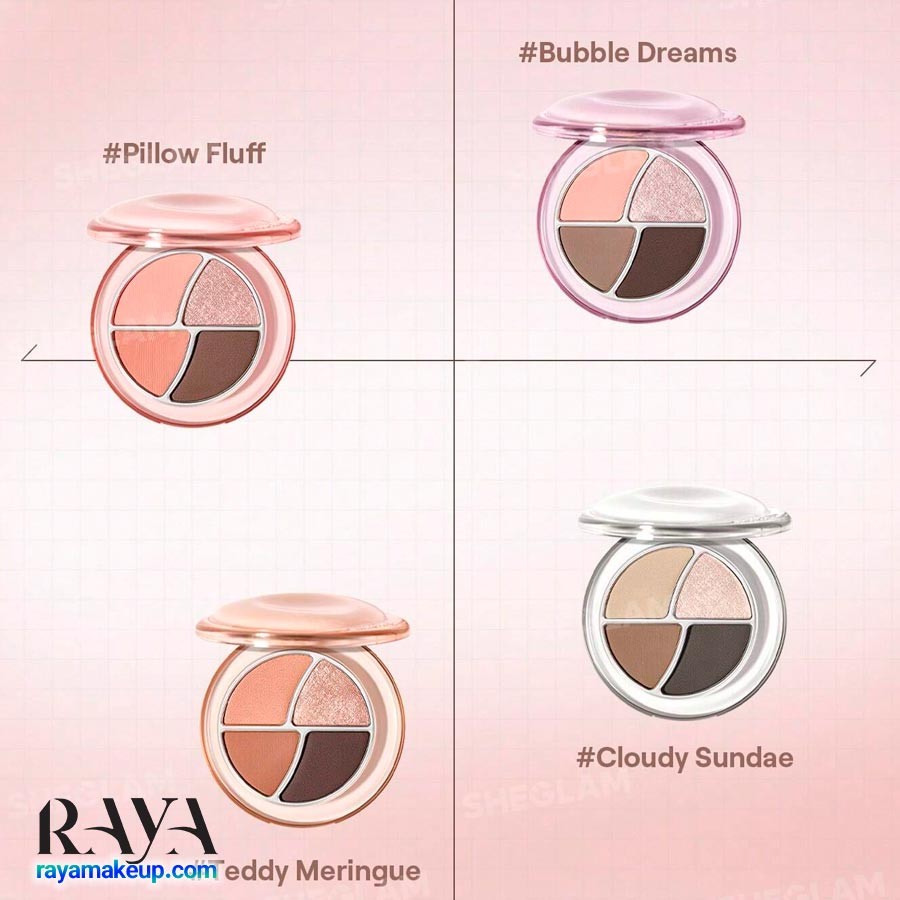 پالت سایه چشم مینی 4 رنگ شیگلم مدل دی دریمر Sheglam Daydreamer Mini Palette 