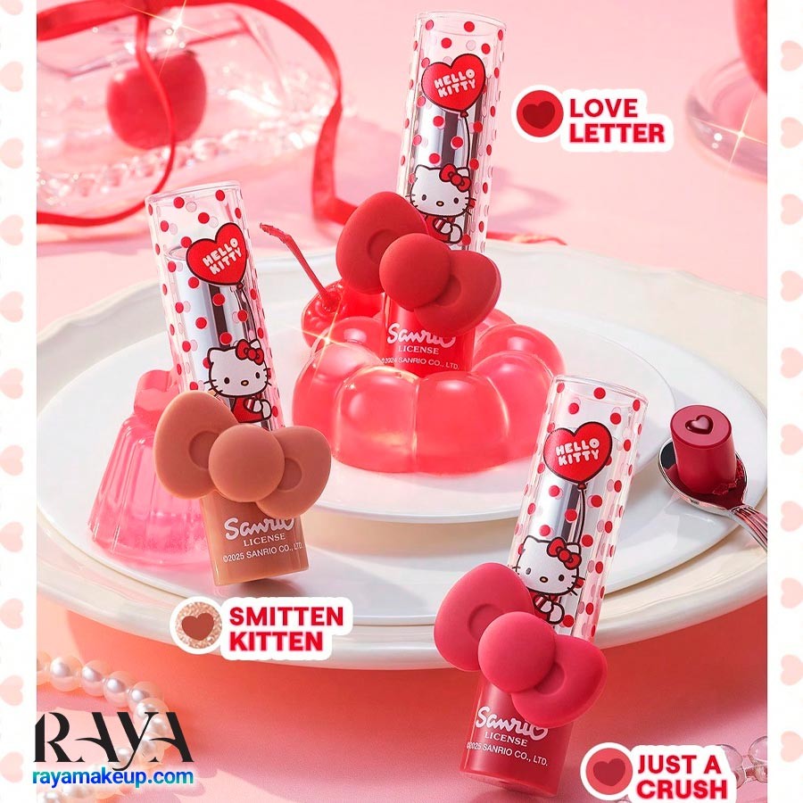 رژلب جامد آبرسان هلو کیتی شیگلم مدل بی مای بیبی Sheglam Hello Kitty Be My Baby Hydrating Lipstick