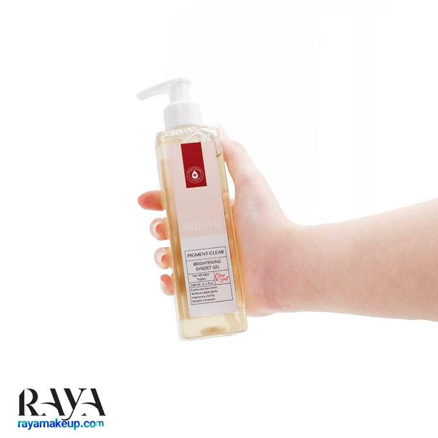 ژل شستشوی صورت روشن کننده آلپاویت Alpavit Brightening And Cleansing Face Wash Gel For All Skin Types