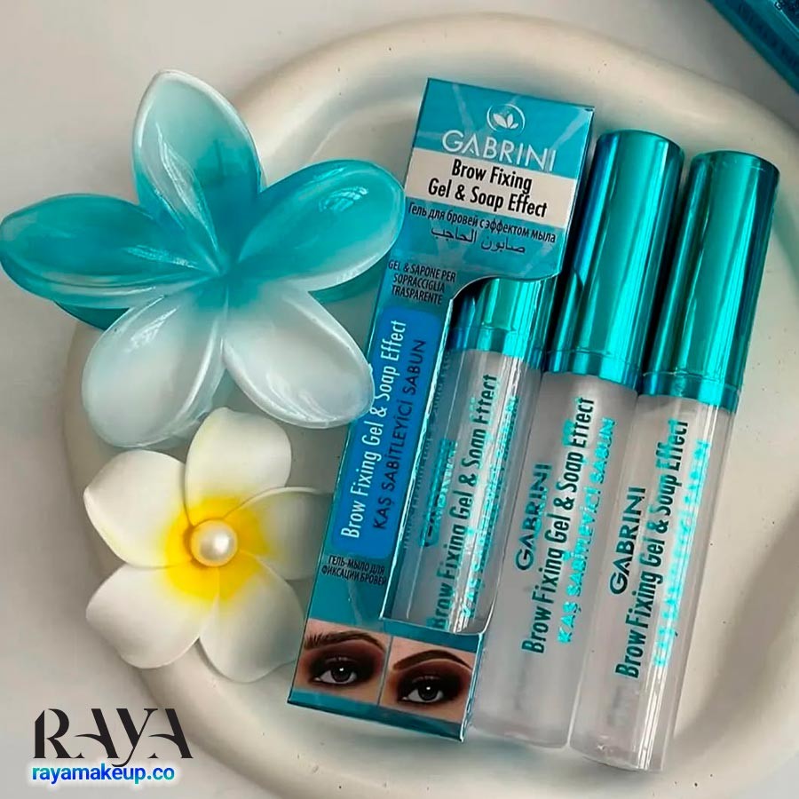 ژل و صابون ابرو گابرینی لیفت و فیکس کننده Gabrini Brow Fixing Gel & Soap Effect