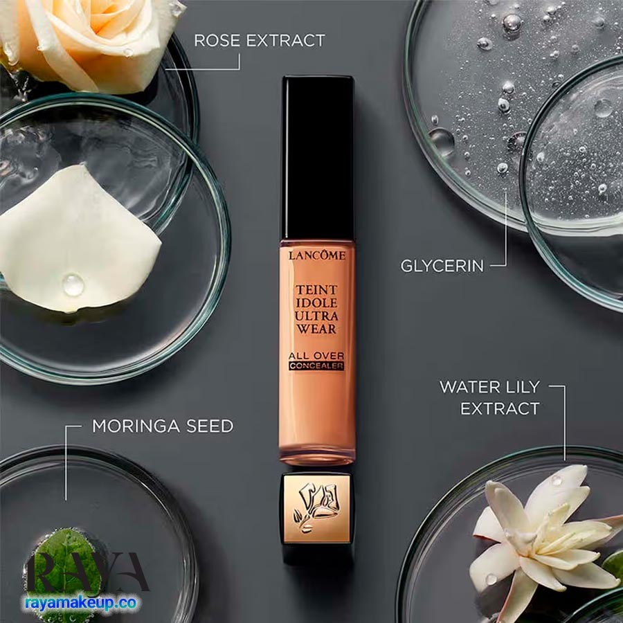 کانسیلر و کرم پودر لانکوم تینت آیدل اولترا ور آل اور Lancome Teint Idole Ultra Wear All Over Concealer