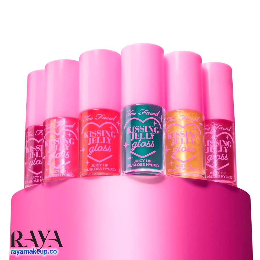 برق لب روغنی آبرسان توفیسد Too Faced Kissing Jelly Hydrating Lip Oil Gloss