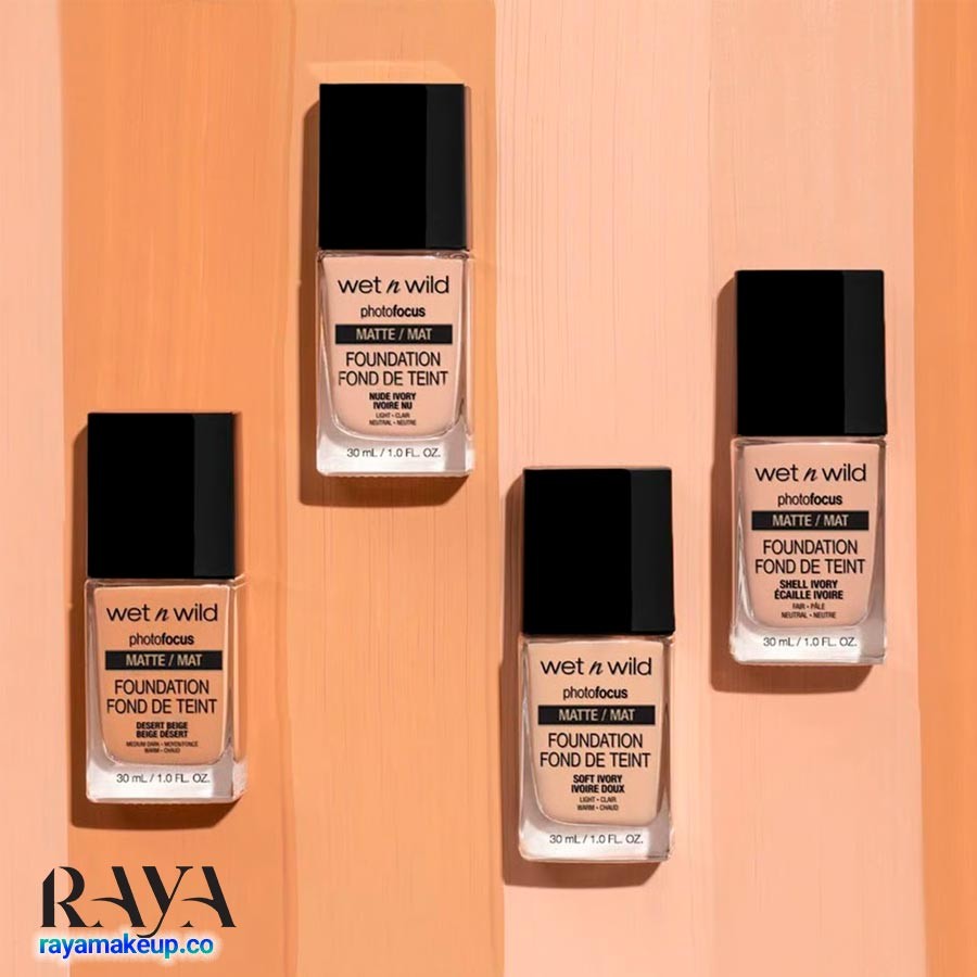 کرم پودر مایع وت اند وایلد مدل فوتوفوکوس Wet N Wild Photofocus Foundation