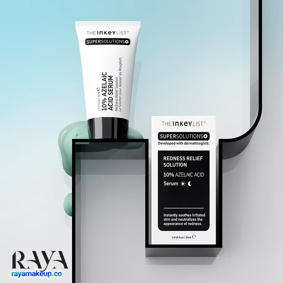 سرم آزلائیک اسید 10% اینکی لیست تسکین دهنده قرمزی پوست The Inkey List 10% Azelaic Acid Serum for Redness Relief