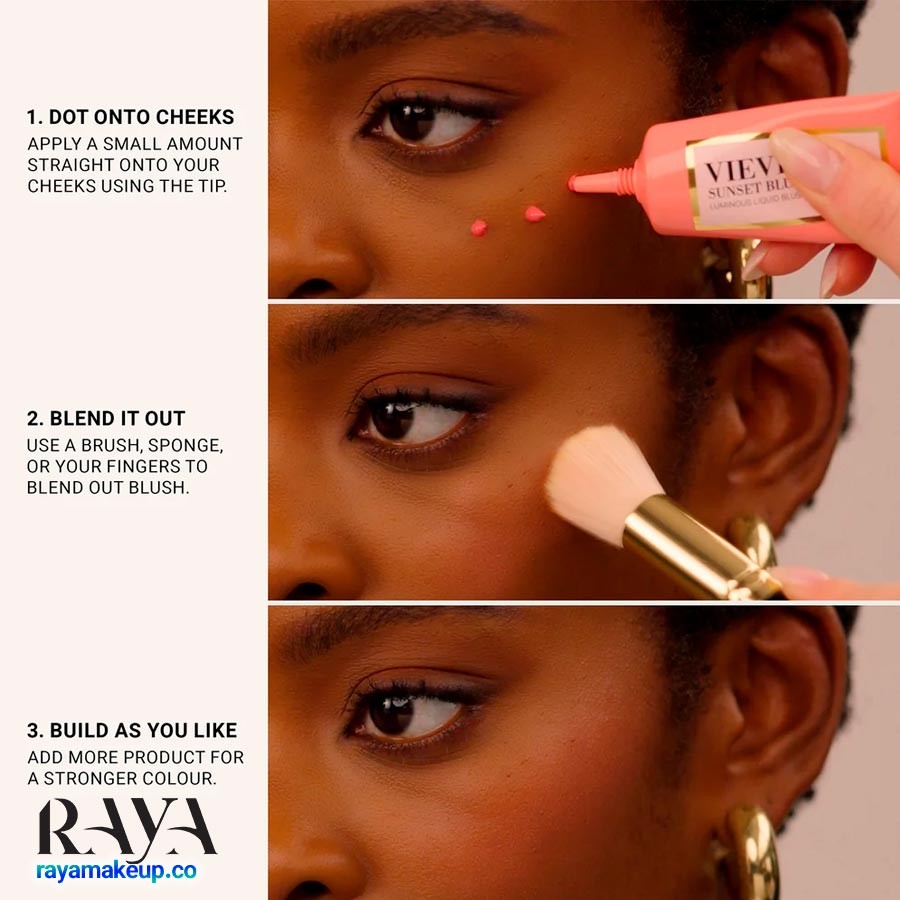 بالم رژگونه مایع سانست وایو VIEVE Sunset Blush Balm