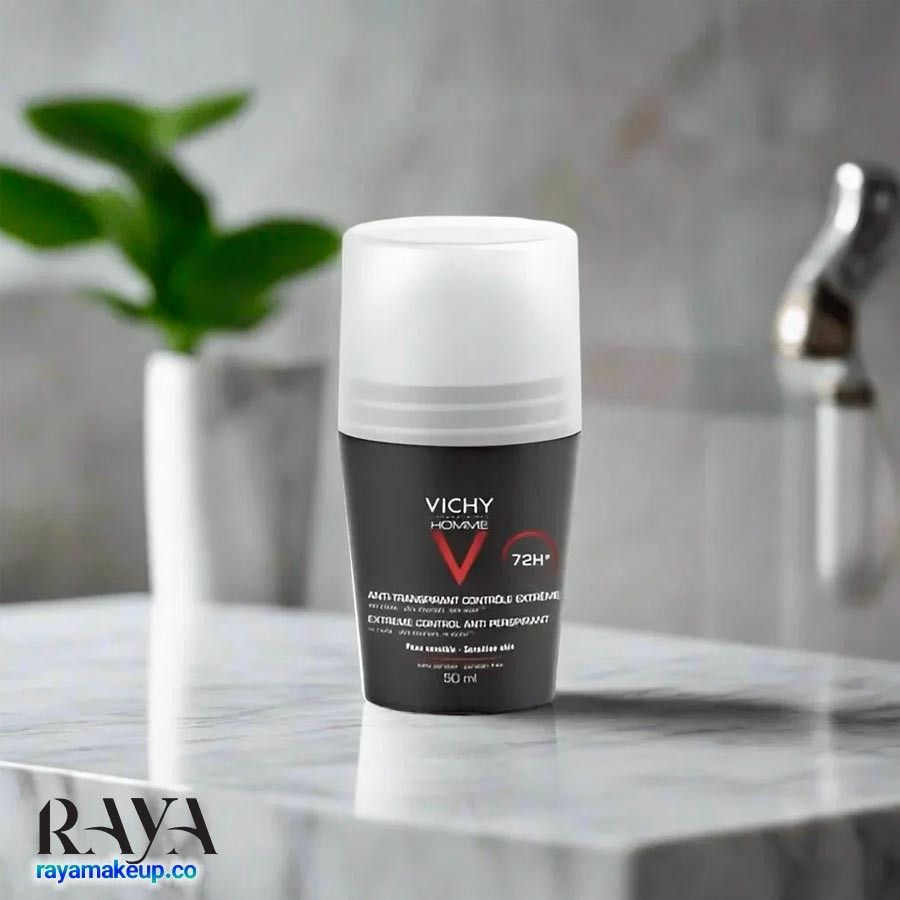 دئودورانت ضد تعریق رولی مردانه 72 ساعته ویشی Vichy Extreme Control 72-hour Anti-Perspirant Deodorant