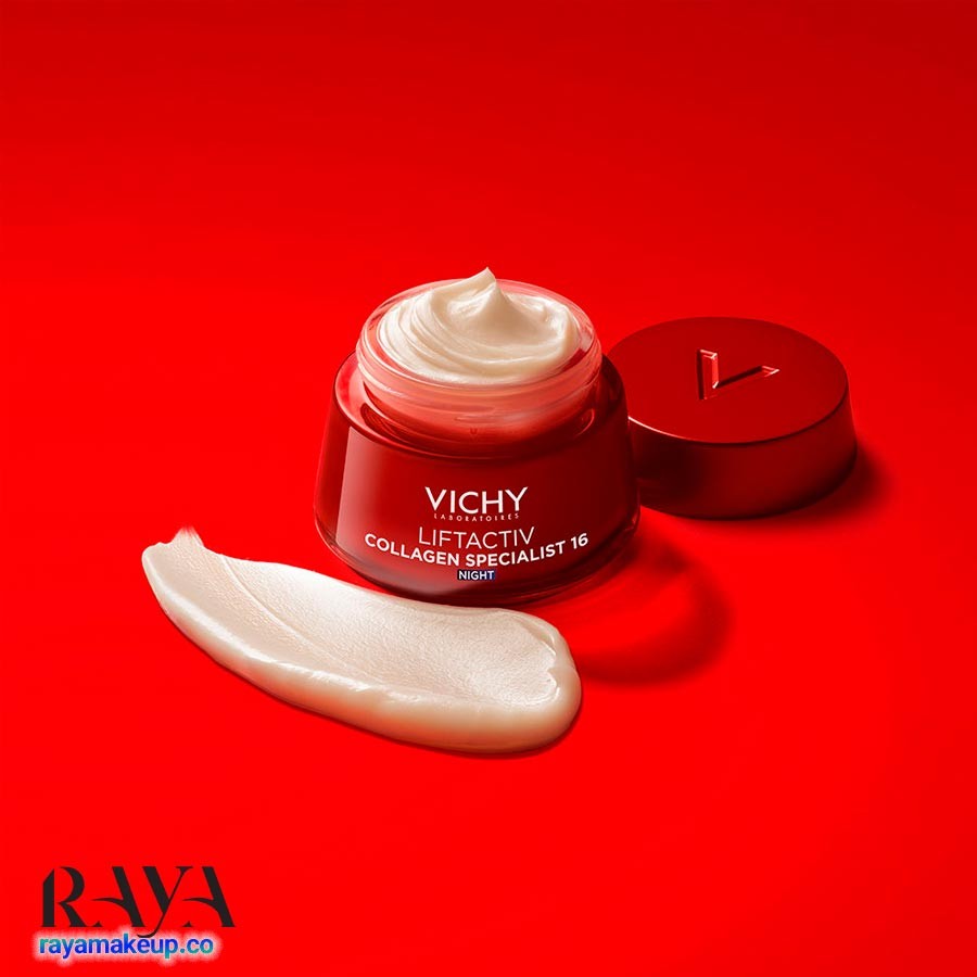 کرم شب ضد پیری ویشی لیفت اکتیو کلاژن اسپشیالیست 16 Vichy Liftactiv Collagen Specialist 16 Night Cream