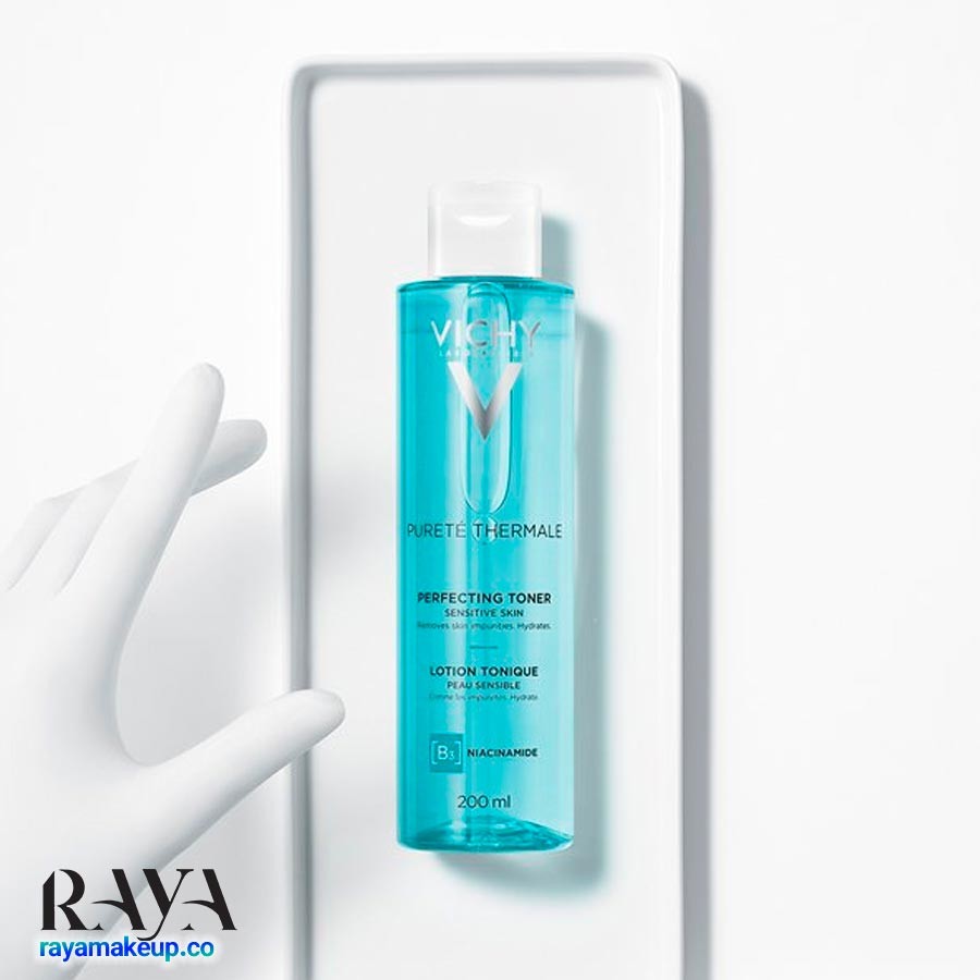 تونر پاک کننده و روشن کننده پوست ویشی Vichy Purete Thermale Perfecting Toner 