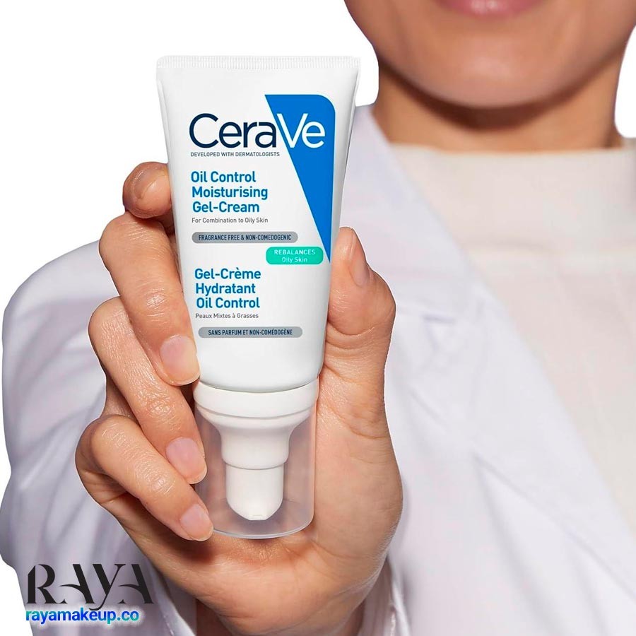 ژل کرم مرطوب کننده کنترل کننده چربی سراوی CeraVe Oil Control Moiusturising Gel Cream for Combination & Oily Skin