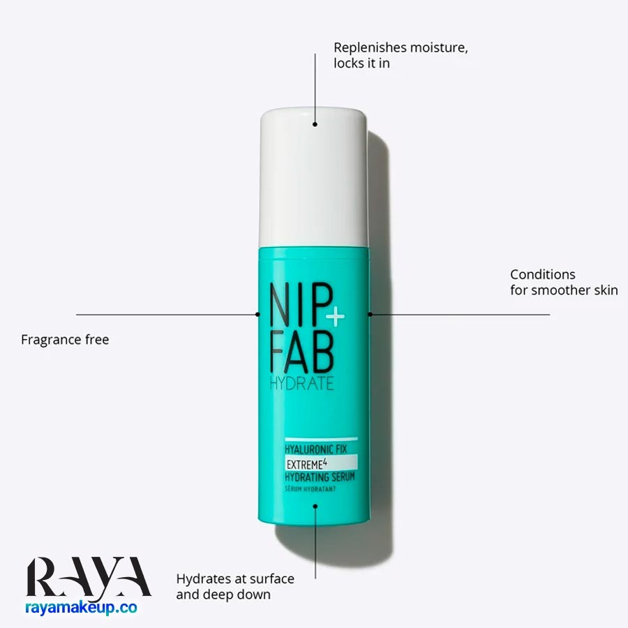 سرم آبرسان اکستریم 4 نیپ اند فاب Nip + Fab Hyaluronic Fix Extreme4 Serum 2%