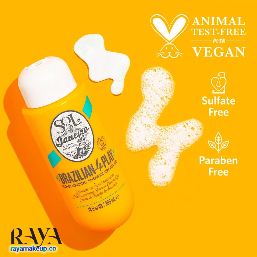 ژل دوش کرمی مرطوب کننده سول دی ژانیرو Sol de Janeiro Brazilian Play Moisturizing Shower Cream-Gel 