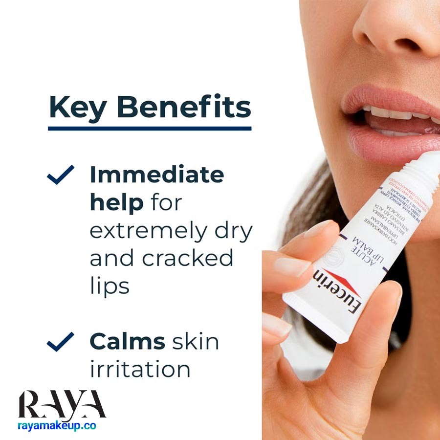 بالم لب درمانی اوسرین Eucerin Acute Lip Balm