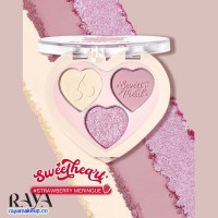 پالت سایه چشم 3 رنگ شیگلم سری Berry Besties رنگ Strawberry Meringue 