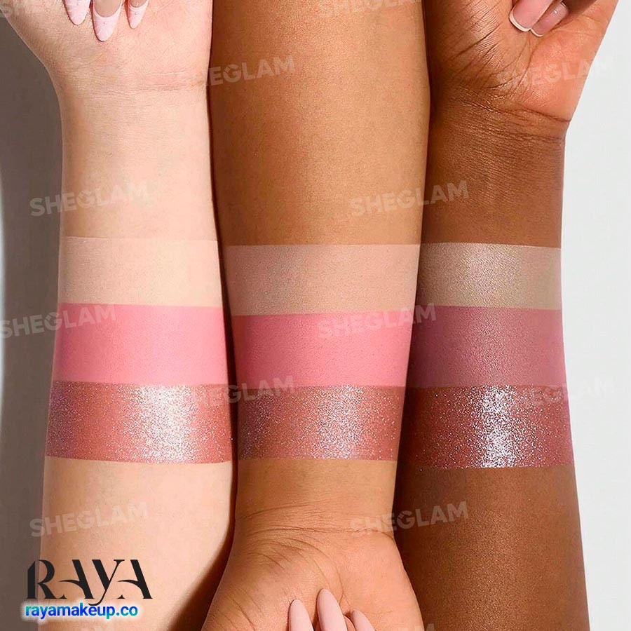 پالت سایه چشم 3 رنگ شیگلم Sheglam Berry Besties Color Trio