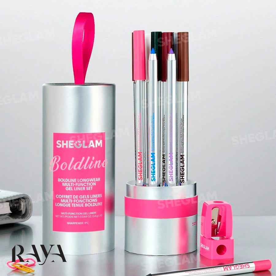 مداد تراش آرایشی حرفه ای شیگلم رنگ صورتی Sheglam Boldline Gel Liner Sharpener