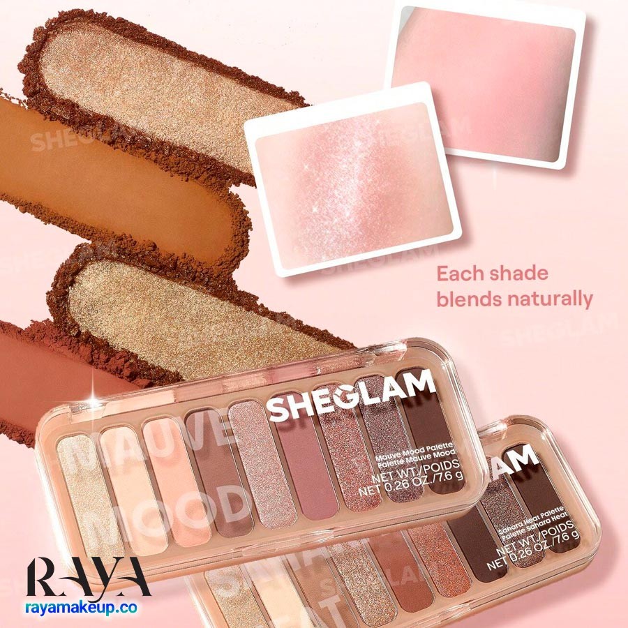 پالت سایه چشم شیگلم 9 رنگ Sheglam Mauve Mood Palette
