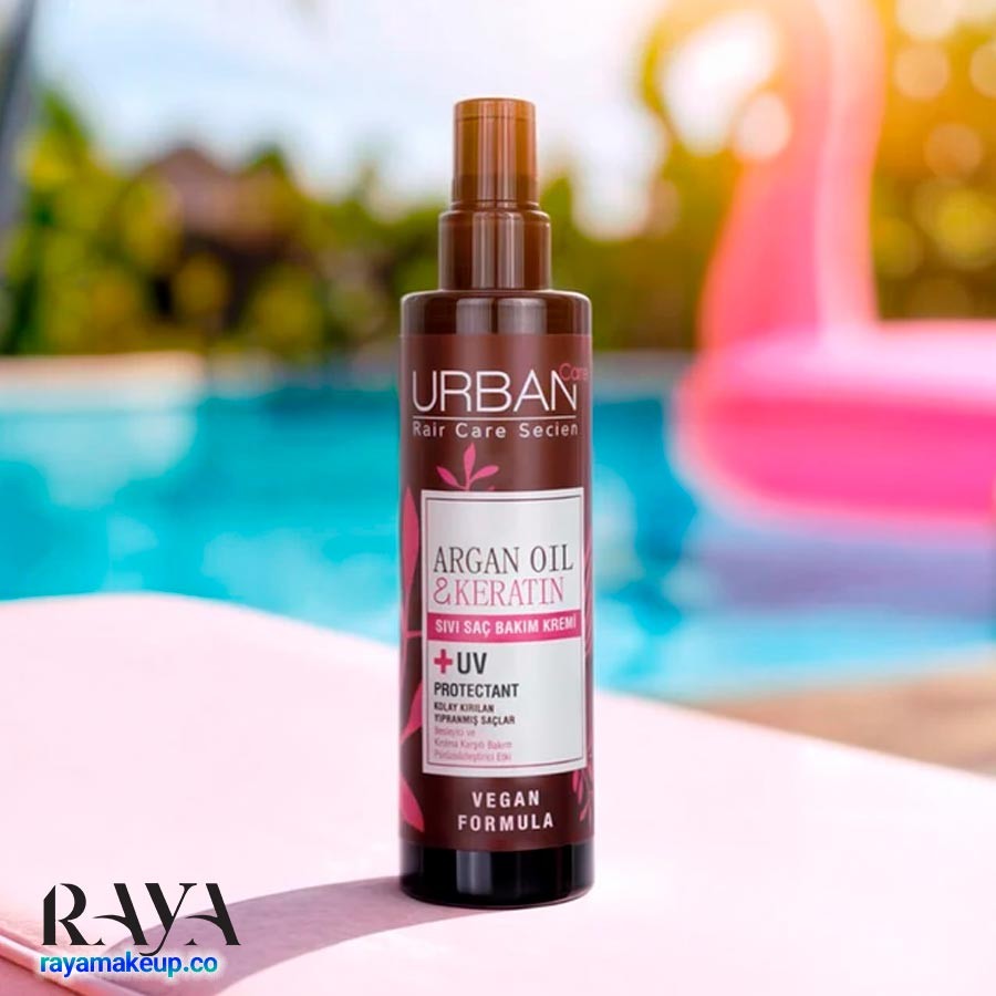 اسپری نرم کننده مو روغن آرگان و کراتین اربن کر Urban Care Argan Oil & Keratin Sıvı Saç Bakım Kremi 