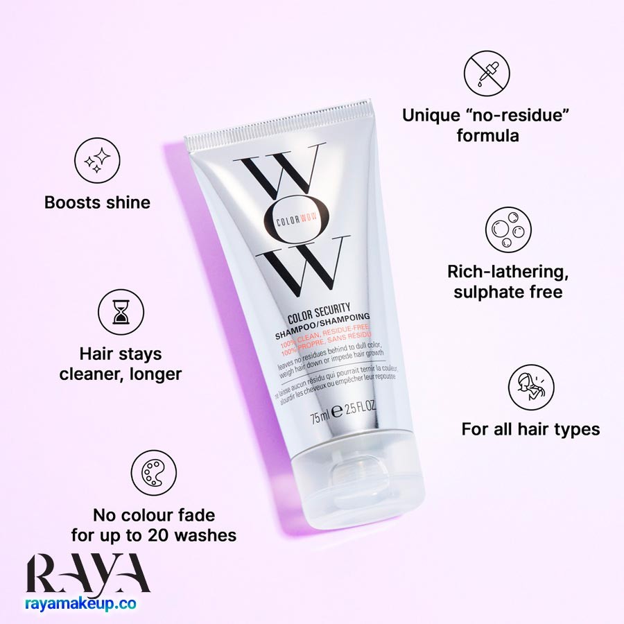 شامپو محافظ رنگ مو کالر واو بدون سولفات Color WoW Color Security Shampoo
