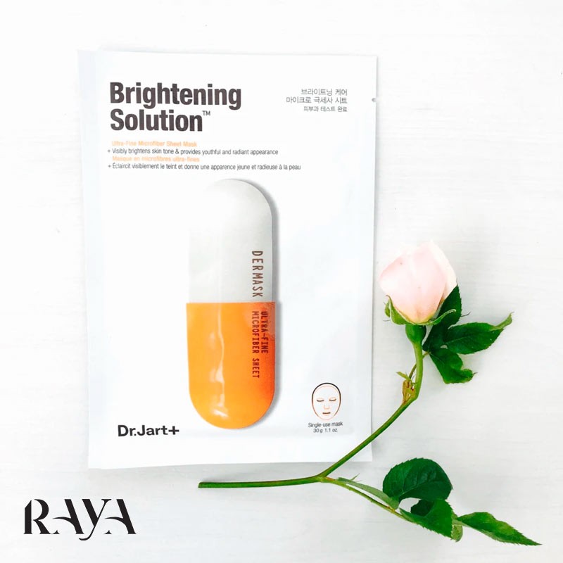 ماسک ورقه ای روشن کننده پوست دکتر جارت Dr Jart Dermask Micro Jet Brightening Solution 