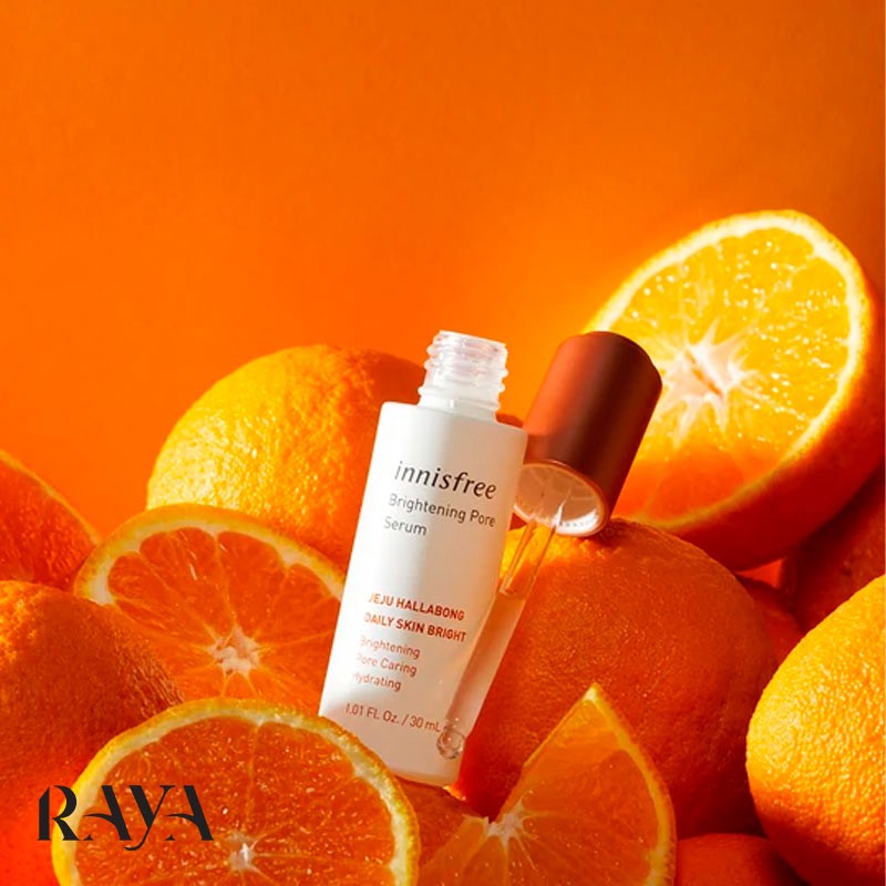 سرم منافذ و روشن کننده پوست اینیسفری حجم 15 و 30 میل Innisfree Brightening Pore Serum