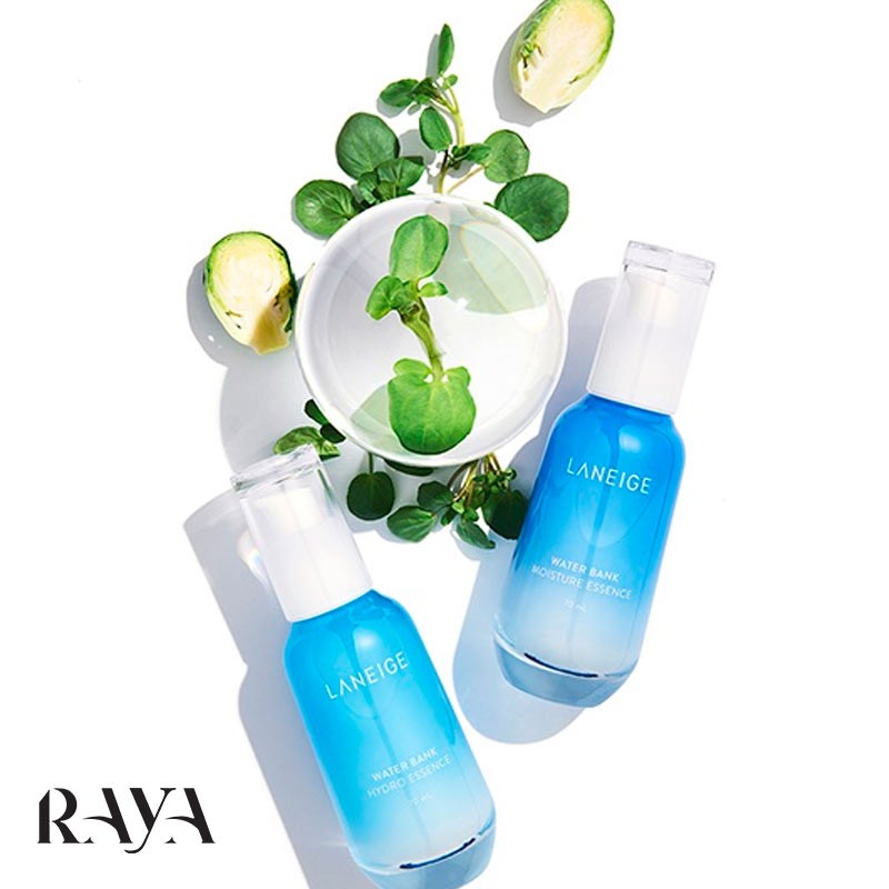 اسنس واتر بانک هیدرو آبرسان و مرطوب کننده 24 ساعته لانیژ Laneige Water Bank Hydro Essence