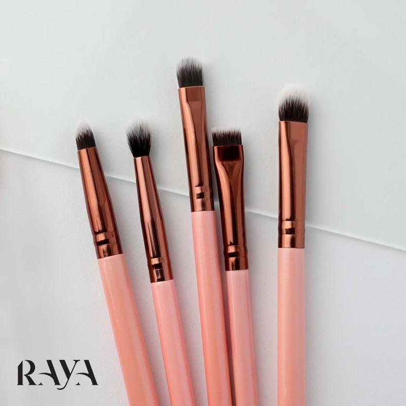 ست براش چشم رزگلد لوکسی مدل آیکونیک Eyeconic رنگ رزگلد Luxie Eyeconic Eye Set - Rose Gold