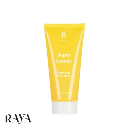 ماسک پاکسازی کننده صورت بایبی مدل سوپر گرینز Super Greens حجم 60ML