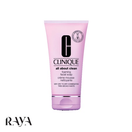 فوم شوینده صورت پوست خشک و مختلط کلینیک مدل All About Clean حجم 150ML