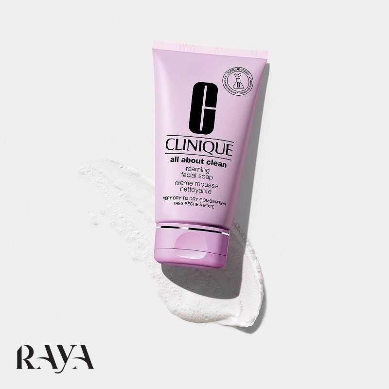 فوم شوینده صورت صابونی کلینیک مدل ال ابوت کلین Clinique All About Clean Foaming Facial Soap