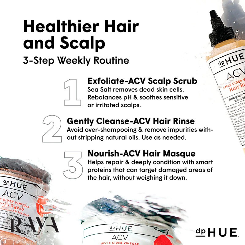 ماسک مو ترمیم کننده حاوی سرکه سیب دی پی اچ یو ای DpHUE Apple Cider Vinegar Hair Masque