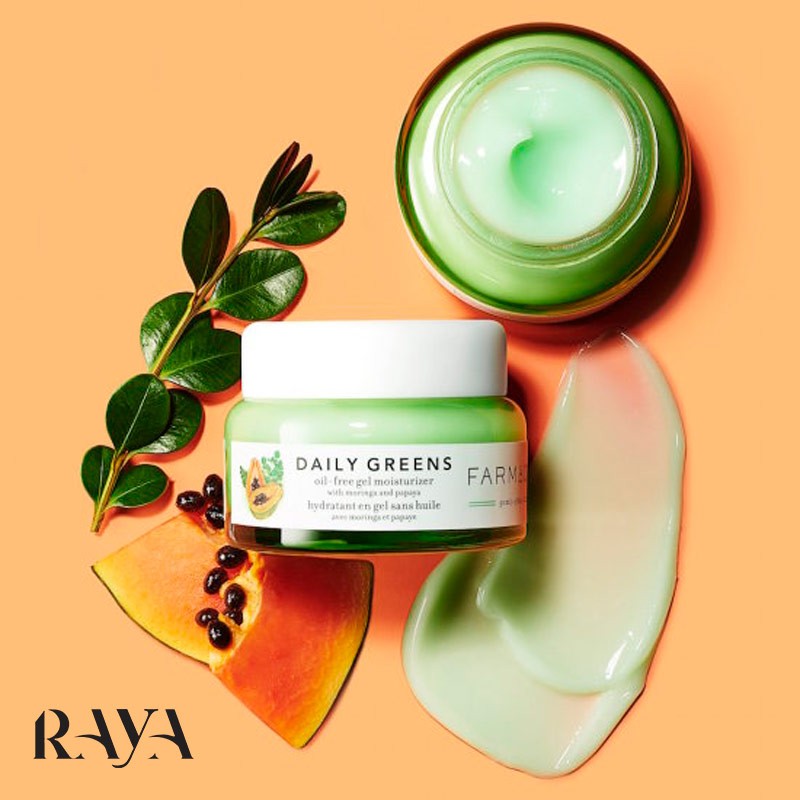 ژل مرطوب کننده گرینز روزانه فارماسی فاقد روغن و سیلیکون Farmacy Daily Greens silicone-free + oil-free gel moisturizer