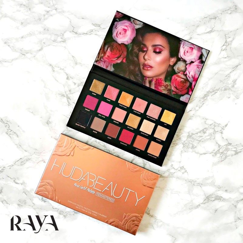 پالت سایه چشم رزگلد ریمسترد هدی بیوتی Huda beauty Rose Gold Remastered Eyeshadow Palette