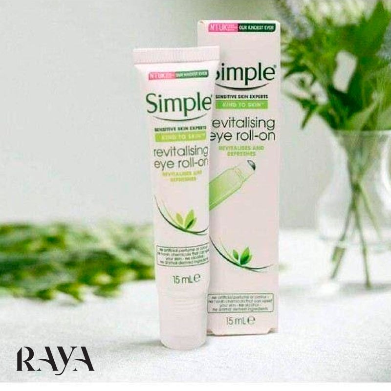 کرم دور چشم رولی احیا کننده Revitalising سیمپل Simple Kind to Skin Revitalising Eye Roll-On