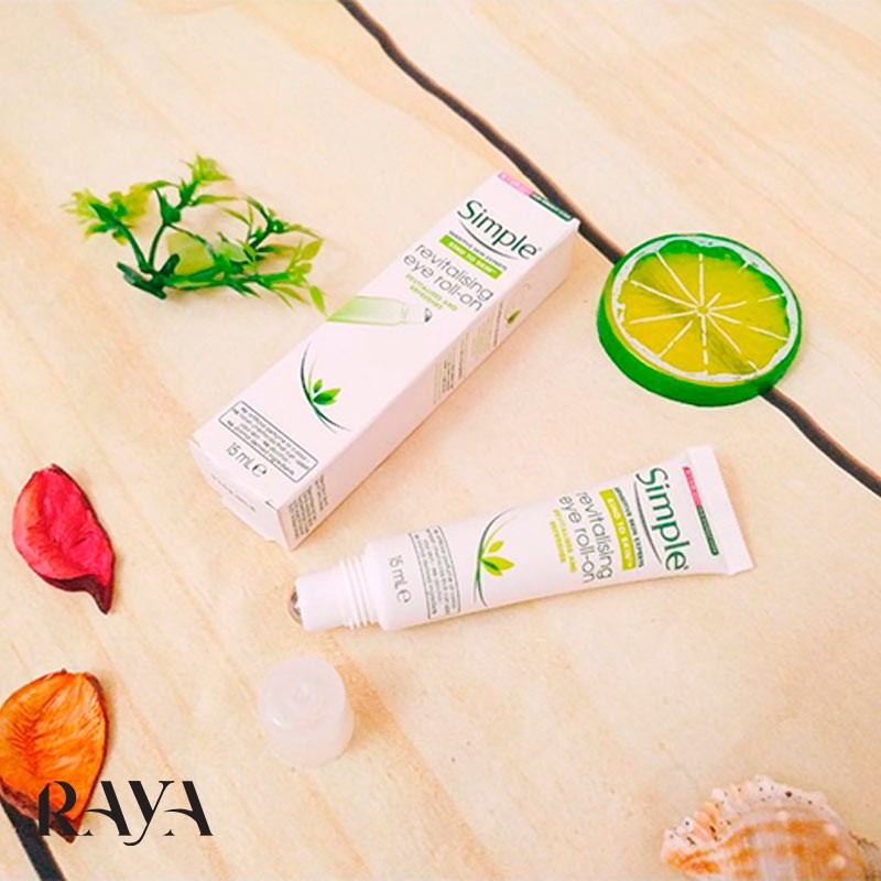 کرم دور چشم رولی احیا کننده Revitalising سیمپل Simple Kind to Skin Revitalising Eye Roll-On