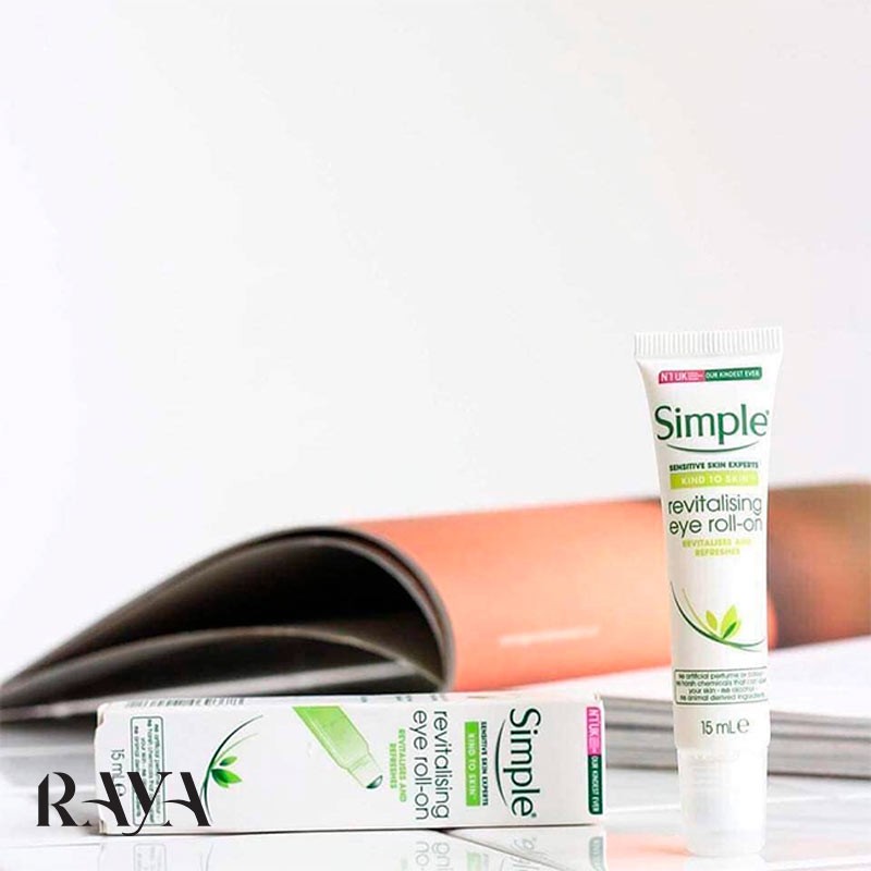 کرم دور چشم رولی احیا کننده Revitalising سیمپل Simple Kind to Skin Revitalising Eye Roll-On