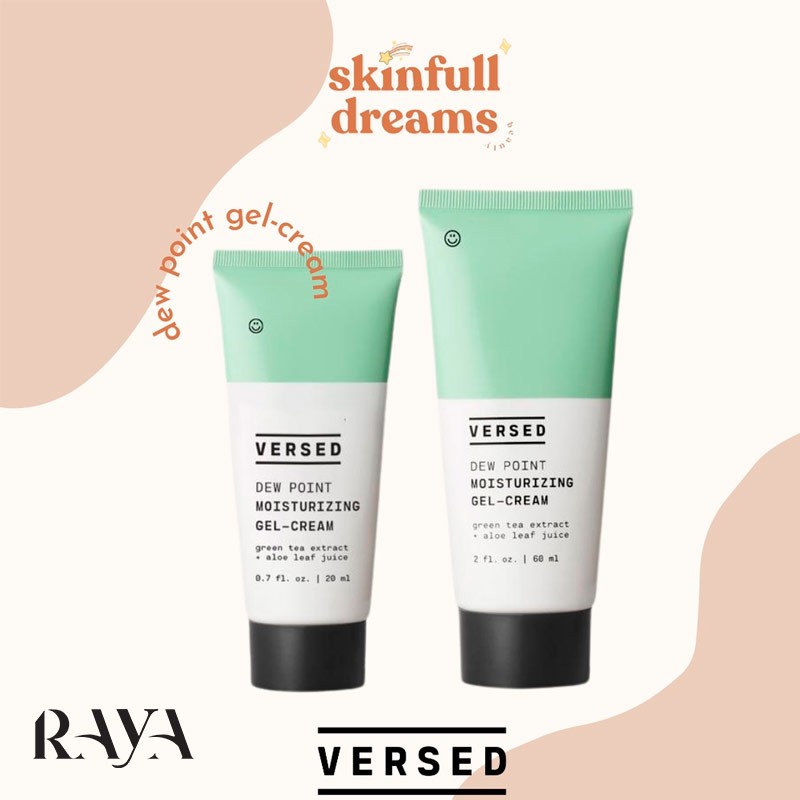 ژل کرم مرطوب کننده و آبرسان ورسد مدل دئو پوینت Versed Dew Point Moisturizing Gel-Cream