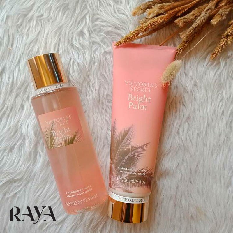 بادی اسپلش ویکتوریا سکرت مدل برایت پالم Victoria's Secret Bright Palm Fragrance Mist