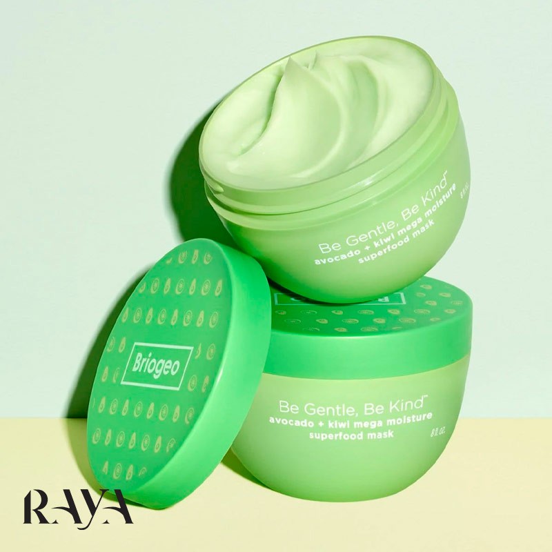 ماسک مو آبرسان سوپرفود حاوی آووکادو و کیوی بریجیو Briogeo Superfoods Avocado + Kiwi Mega Moisture Superfood Hair Mask