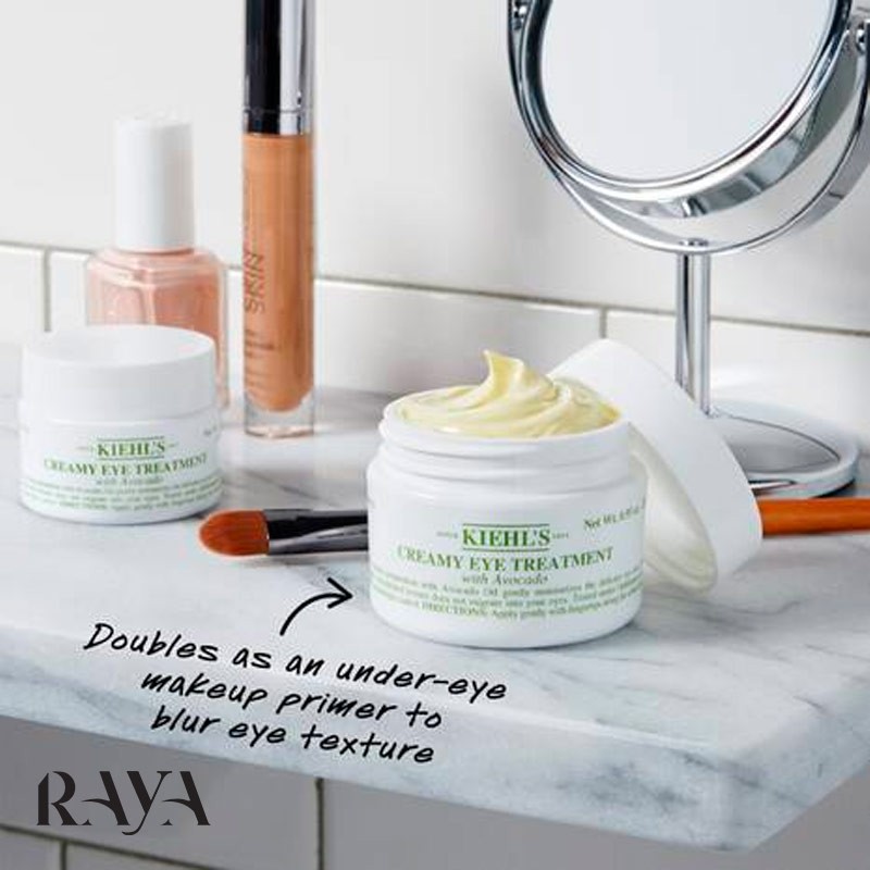 کرم دور چشم مرطوب کننده کیلز حاوی روغن آووکادو Kiehl's Creamy Eye Treatment with Avocado