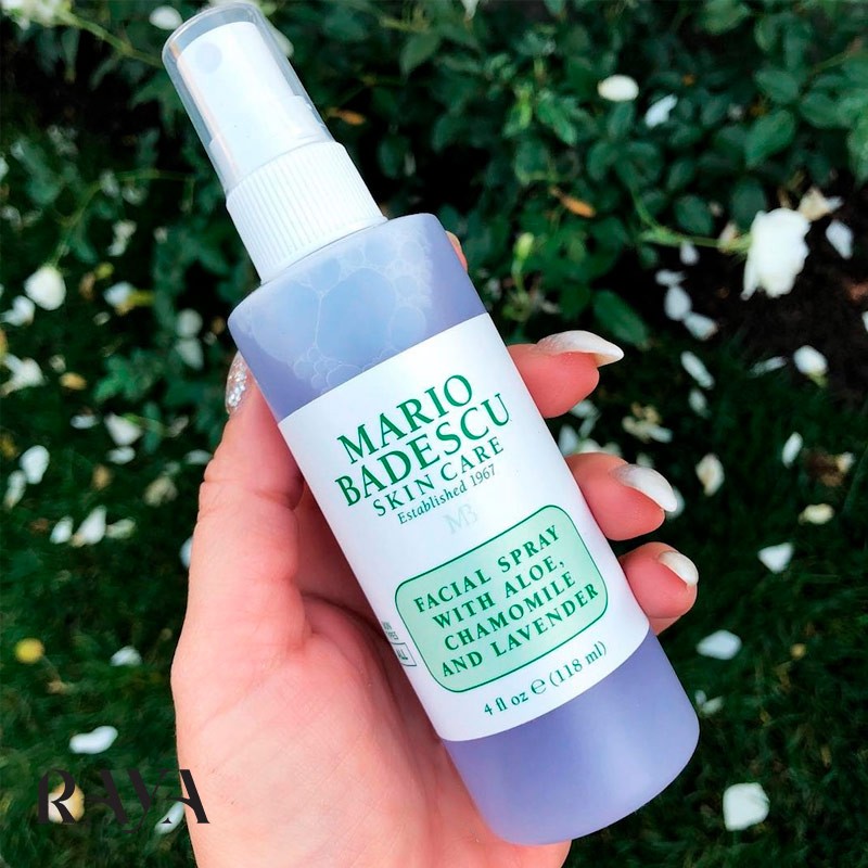 اسپری آبرسان صورت حاوی آلوئه ورا، بابونه و لاوندر ماریو بادسکو Mario Badescu Facial Spray with Aloe Chamomile And Lavender