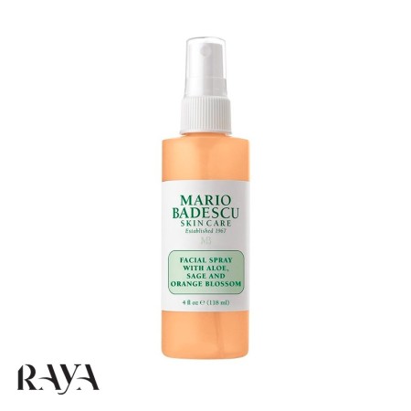 اسپری آبرسان صورت حاوی آلوئه ورا و شکوفه پرتقال ماریو بادسکو حجم 59ML