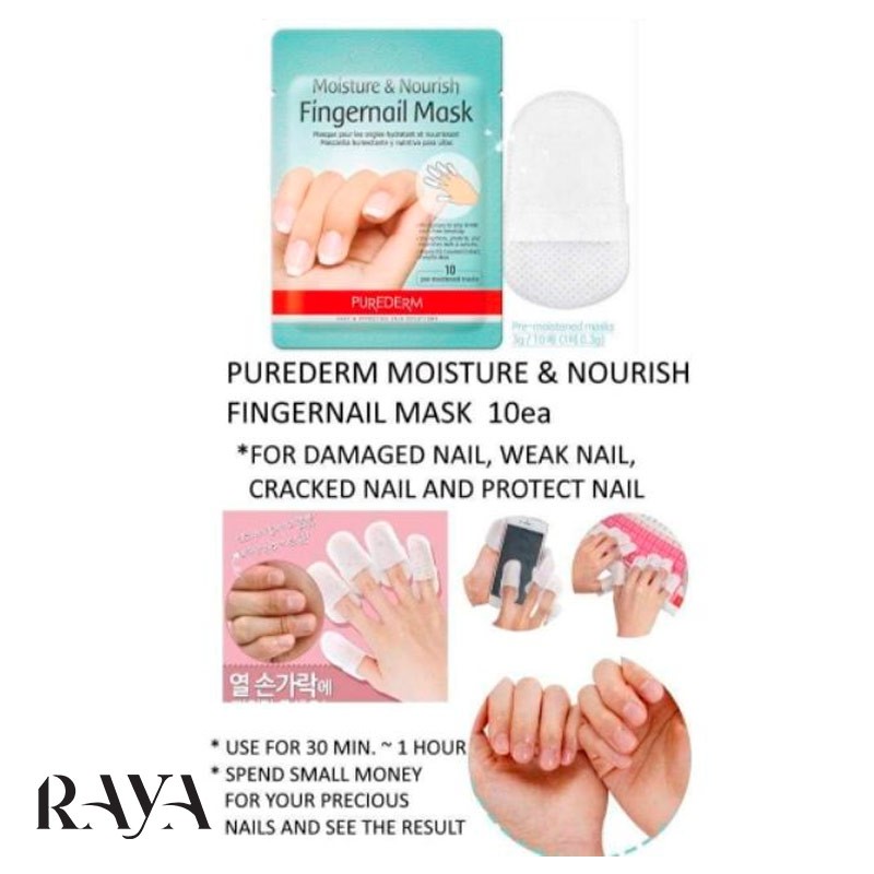 ماسک انگشتی ناخن پیوردرم Purederm Fingernail Mask