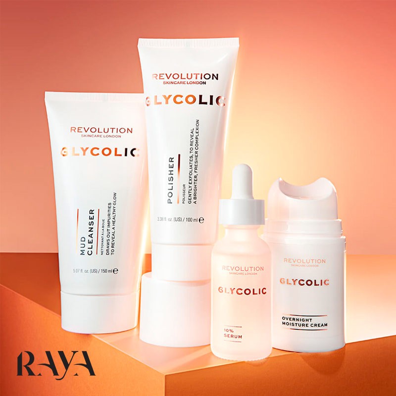 لایه بردار و اسکراب گلیکولیک اسید پولیشینگ رولوشن Revolution Skincare Glycolic Acid AHA Glow Polishing Scrub
